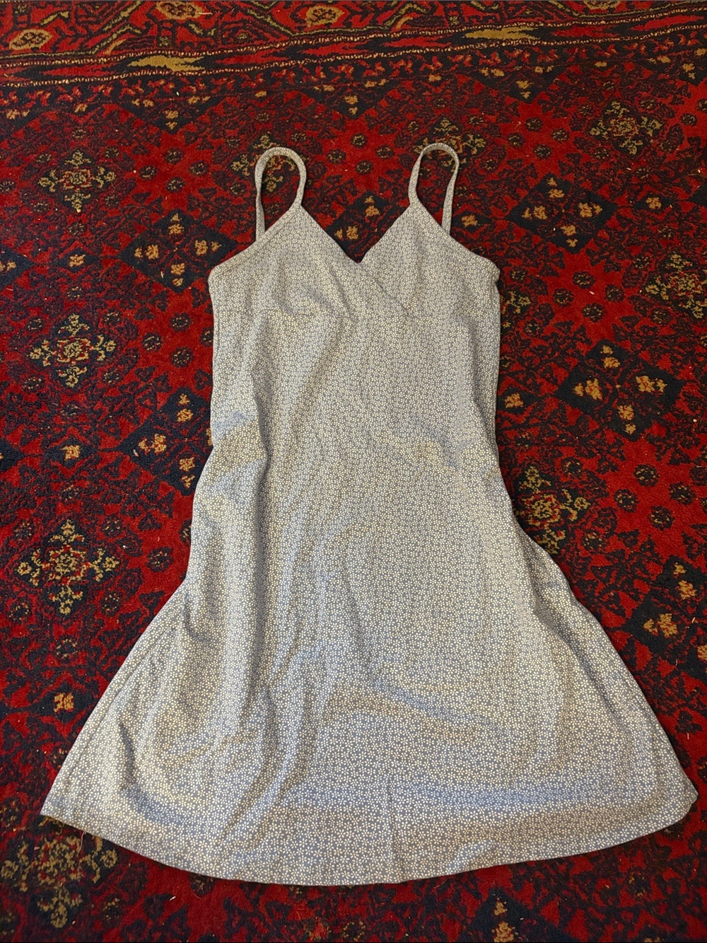 Nwot Brandy Melville Light Blue Floral mini Dress